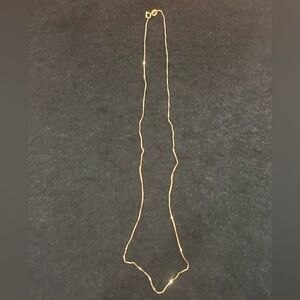 14K Gold 18” Fine Thin Chain